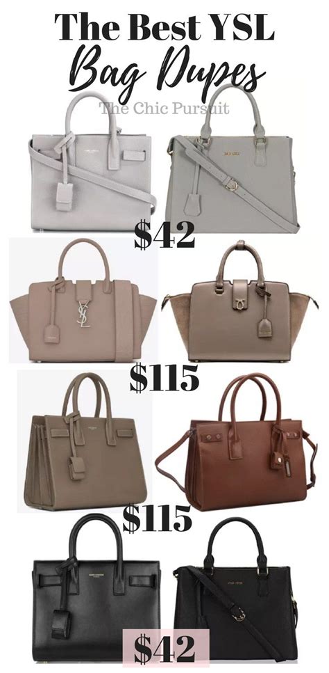 ysl purse dupes|ysl bag dupe amazon 2020.